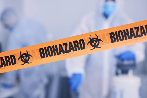 Professional Biohazard Cleanup technician working in Hancock, MD